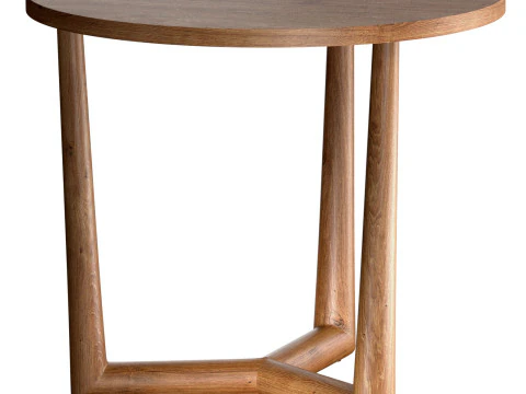 マダム Y エンドテーブル木製トップアップ 3Dモデル