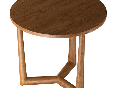 Madame Y End Table Wood Top Up Model 3D