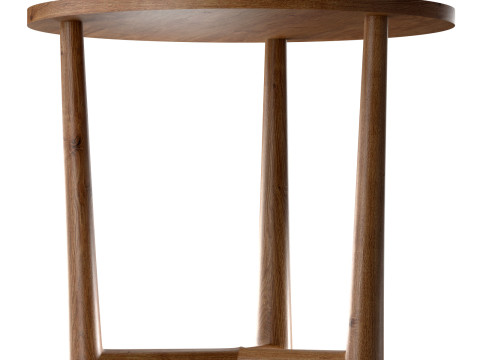 Madame Y End Table Wood Top Up Model 3D
