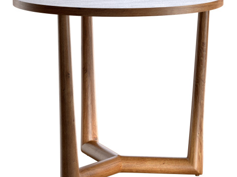 Madame Y End Table Wood Top Up Model 3D