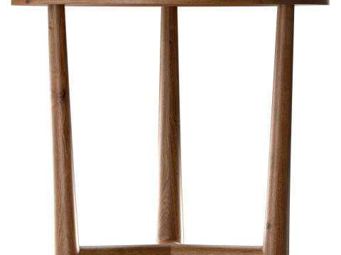 Madame Y End Table Wood Top Up Model 3D
