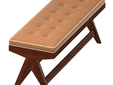 Pierre Jeanneret Bench 1950 Chandigargh 3D 模型