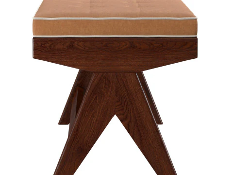 Лава П'єра Жаннере 1950 Чандігарх 3D Модель