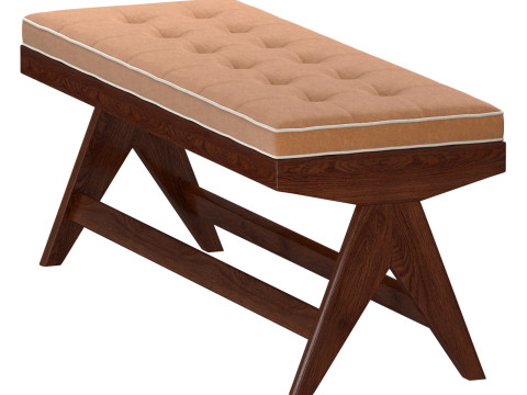 Pierre Jeanneret Bench 1950 Chandigargh 3D 模型