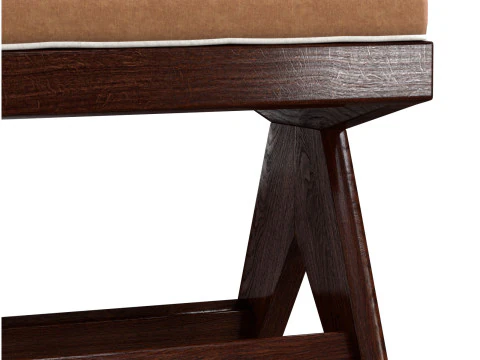 Лава П'єра Жаннере 1950 Чандігарх 3D Модель