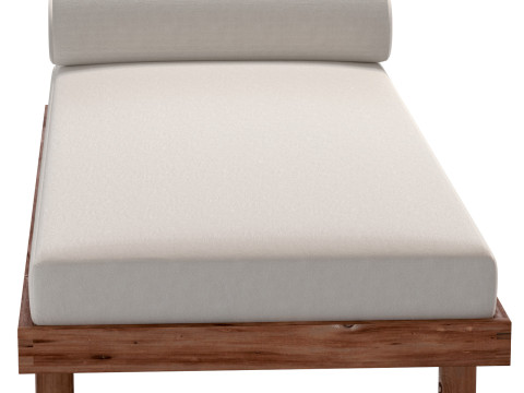 Pierre Chapo Godot Daybed France 1965 3D Model