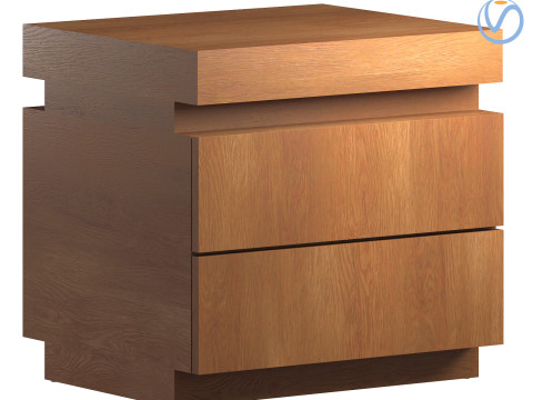Rose Tarlow Greco Nightstand table Model 3D