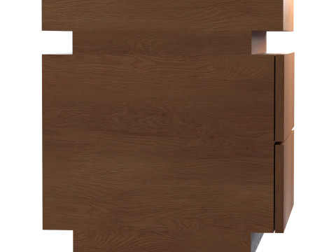 Rose Tarlow Greco Nightstand table 3D Model
