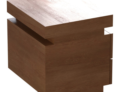 Rose Tarlow Greco Nightstand table 3D Model