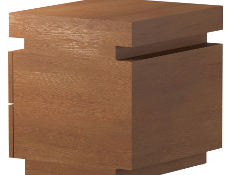 Rose Tarlow Greco Nightstand table 3D Model