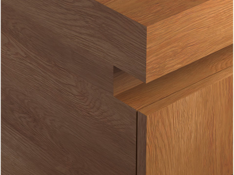 Rose Tarlow Greco Nightstand table 3D Model
