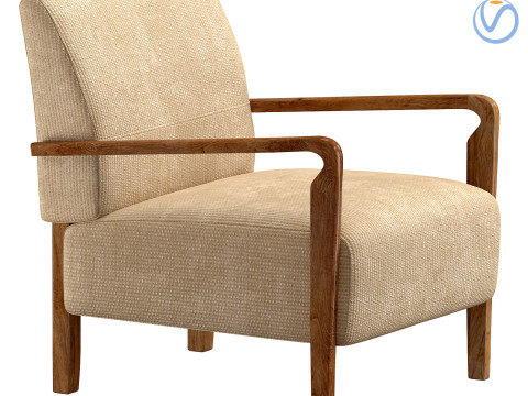 Niguel Lounge Chair by Lawson-Fenning 3D 模型