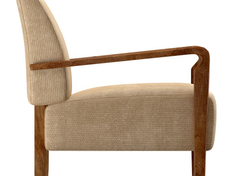 Niguel Lounge Chair by Lawson-Fenning Model 3D