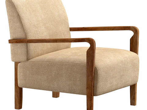 Niguel Lounge Chair by Lawson-Fenning 3D Model