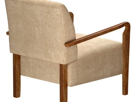 Niguel Lounge Chair by Lawson-Fenning Model 3D