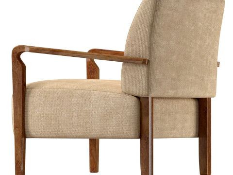 Niguel Lounge Chair by Lawson-Fenning 3D Model
