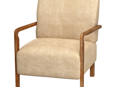Niguel Lounge Chair by Lawson-Fenning Model 3D