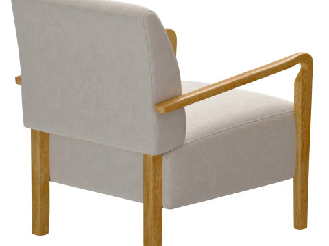 Niguel Lounge Chair by Lawson-Fenning 3D Model