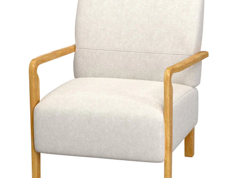 Niguel Lounge Chair by Lawson-Fenning 3D Model