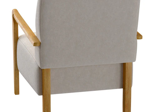 Niguel Lounge Chair by Lawson-Fenning 3D Model