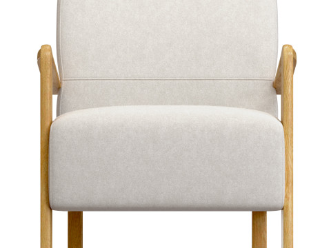 Niguel Lounge Chair by Lawson-Fenning 3Dモデル