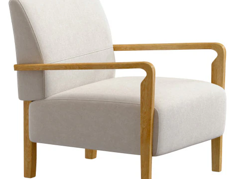 Niguel Lounge Chair by Lawson-Fenning 3D Model
