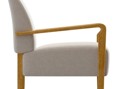 Niguel Lounge Chair by Lawson-Fenning 3D Model