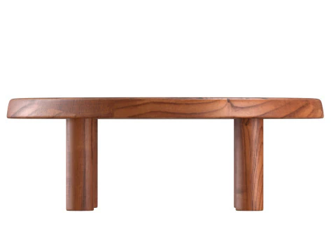Pierre Chapo Coffee Table T02 M French Oak 1965 3D Model