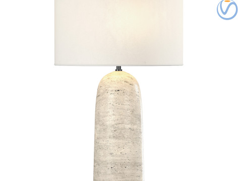 Sarezzo Stone Tapered Table Lamp 3D Модель