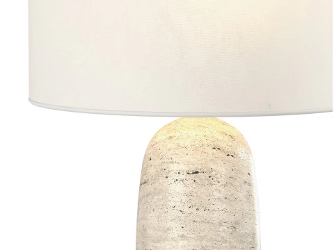 Sarezzo Stone Tapered Table Lamp 3D Model