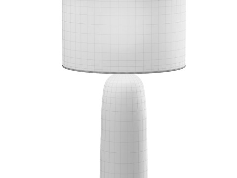 Sarezzo Stone Tapered Table Lamp Modello 3D