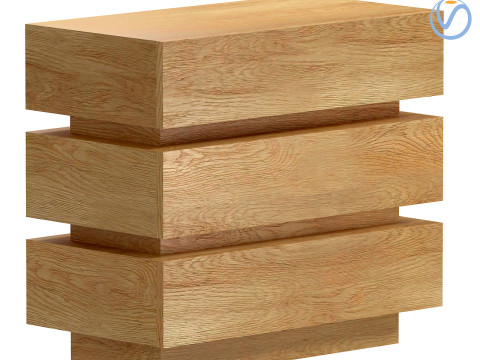 Lawson-Fenning Stacked Box Chest 3D Модель
