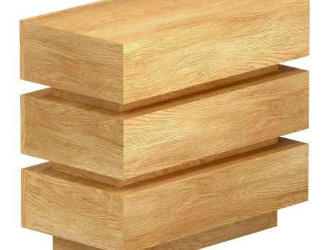 Coffre empil&eacute; Lawson-Fenning Modèle 3D