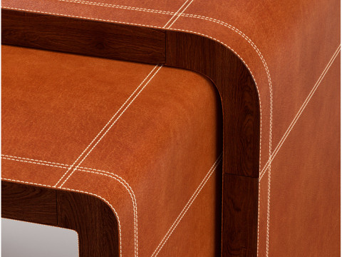 Ralph Lauren Dalton Nesting End Tables 3D-Modell