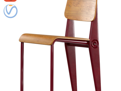 Cafeteria no 300 chair 1950 retro 3D Модель
