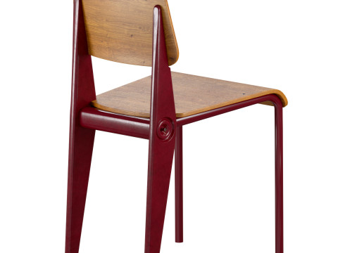 Cafeteria no 300 chair 1950 retro Modello 3D