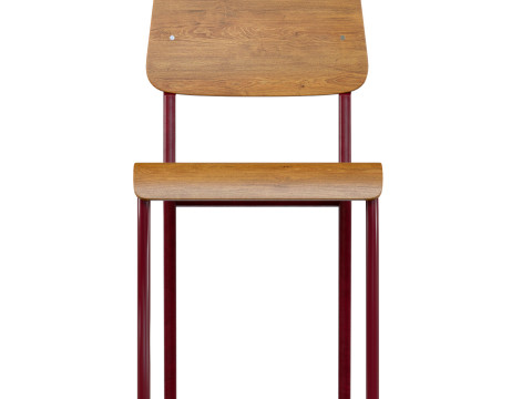 Cafeteria no 300 chair 1950 retro Modello 3D