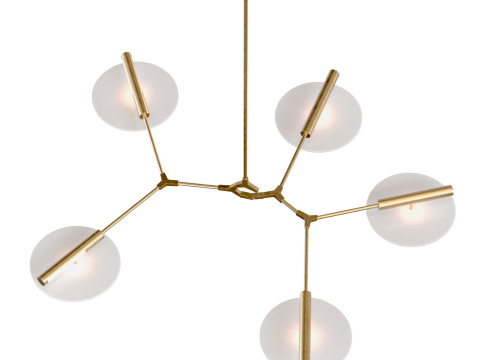 5-Light Branching Disc By Lindsey Adelman Modèle 3D