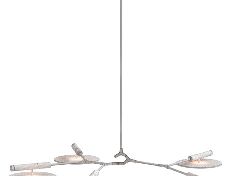 5-Light Branching Disc By Lindsey Adelman Modèle 3D