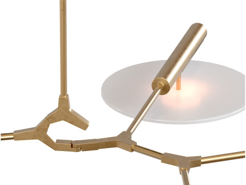 5-Light Branching Disc By Lindsey Adelman Modèle 3D