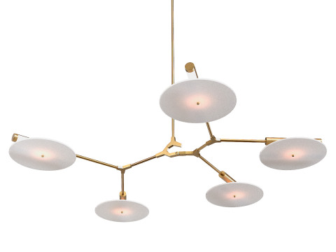 5-Light Branching Disc By Lindsey Adelman Modèle 3D