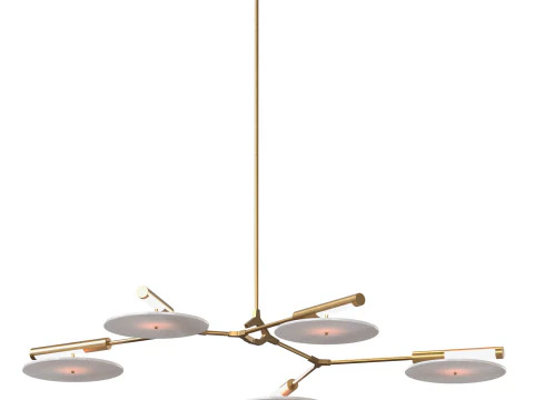 リンジー・アデルマンによる5ライト分岐ディスク 3Dモデル