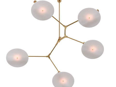 5-Light Branching Disc By Lindsey Adelman Modèle 3D