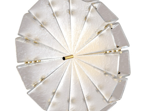 Polaris Flushmount wall sconce Bianco Light 3D Model