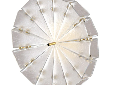 Polaris Flushmount wall sconce Bianco Light 3D Model