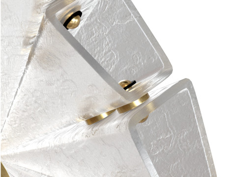 Polaris Flushmount wall sconce Bianco Light 3D Model