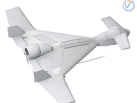 IAI Harop UAV loitering munition Drone Model 3D
