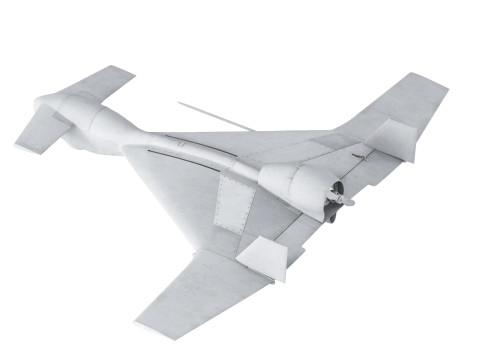 IAI Harop UAV loitering munition Drone 3D Модель