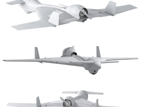 IAI Harop UAV loitering munition Drone 3D Модель