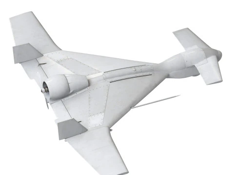 IAI Harop UAV loitering munition Drone 3D Model